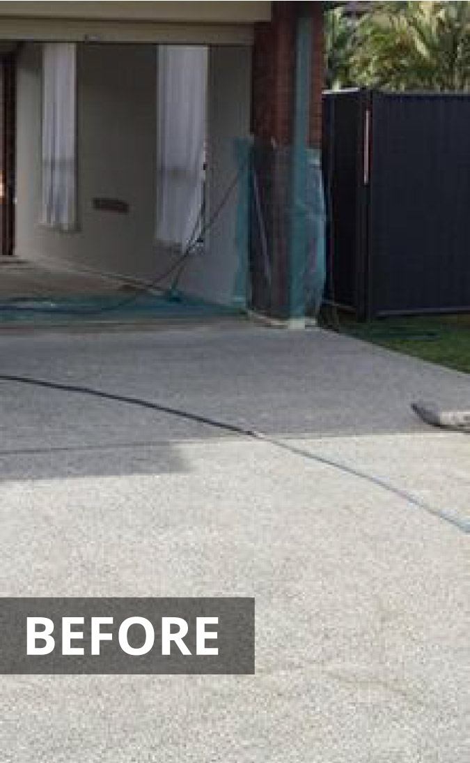 concrete crack before repair