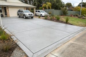 Modern concrete driveway with a smooth, level surface in Wanniassa